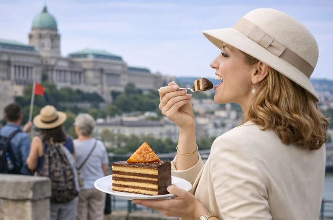 Budaer Burg-Geschichtsspaziergang mit königlichem Kuchen